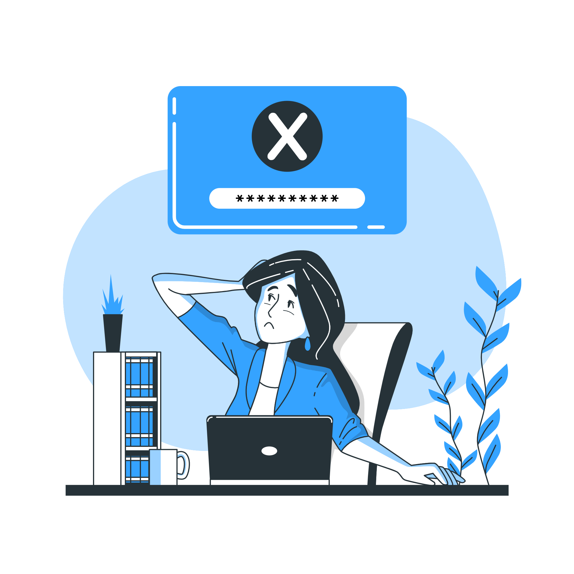 Forgot password illustration